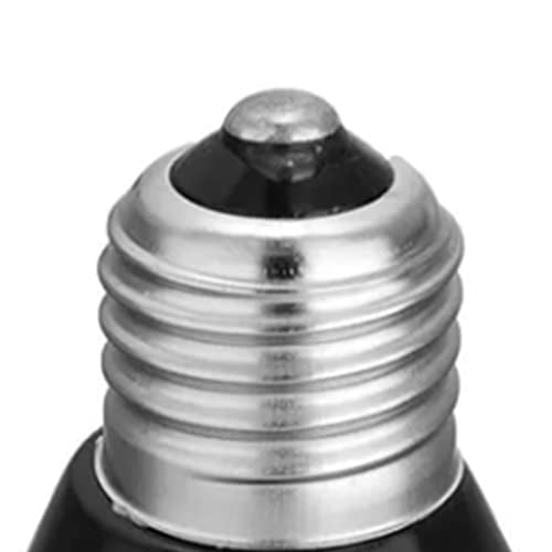Mini Ceramic Infrared Heat Emitter Bulb, 100W Reptile Heat Lamp Bulb for Pet Amphibian Snake, Turtle, Lizard, Chicken, Brooder Coop