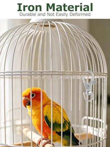12PCS Cat Door Latch, 1.4×0.6in Cage Clips, Dog Crate Lock, Wire Cage Clips, Bird Pet Door Latch, Reptile Cages Lock for Cats, Wire Animal