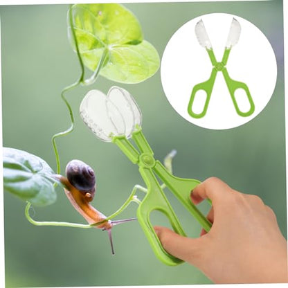 Multifunctional Clamp Reptile Poop Clip Aquarium Gravel Long Tweezers for Reptile Tank Accessories