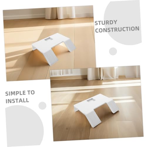 TOYANDONA 2pcs Turtle Basking Area Aquarium Accessories Sturdy Rocks for Tank Habitat Suction Cup - color: White