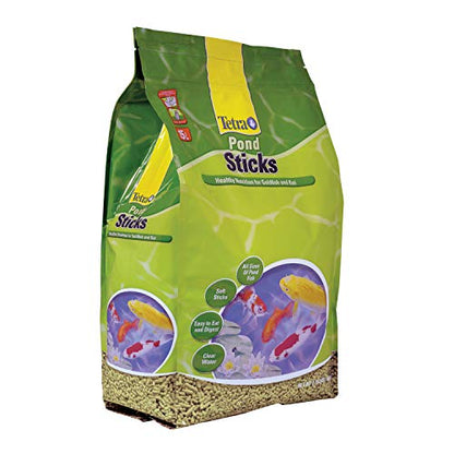 Tetra Pond Sticks Fish Food For Goldfish & Koi, 3.70 lbs | Healthy Daily Diet For All Pond Fish, Easy To Digest Floating Sticks Promote Clearer Water, Feed When Water Is +50 Degrees - size: 3.7 Pound (Pack of 1)