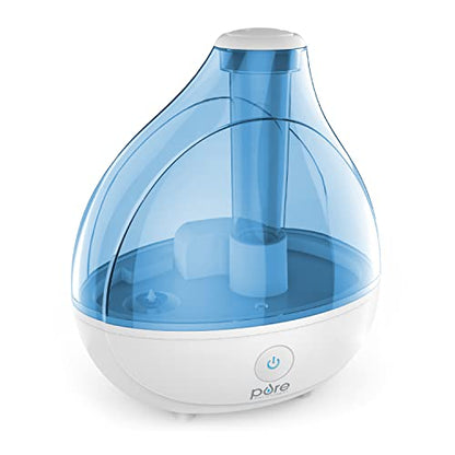 Pure Enrichment MistAire Ultrasonic Cool Mist Humidifier - Quiet Air Humidifier for Bedroom, Nursery, Office, & Indoor Plants - Lasts Up To 25 Hours - size: MistAire (Large)