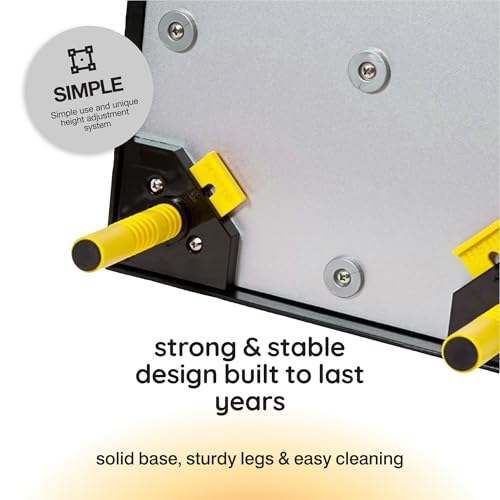 Hatching Time Warmzy 10"x12" Chick Heating Plate – Safe 20W Chicken Coop Heater for 20–25 Chicks with Adjustable Legs | Gentle Low-Heat Brooder Plate for Chicks, Durable Fire-Resistant Chicken Heater - size: 10'" x 12" for 20-25 Chicks