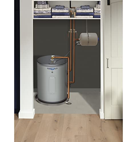 GE Appliances 18 Gallon Versatile Plug and Play Electric Water Heater with Adjustable Thermostat, Easily Installs Where You Want It, 120 Volt - style: 18 Gallon