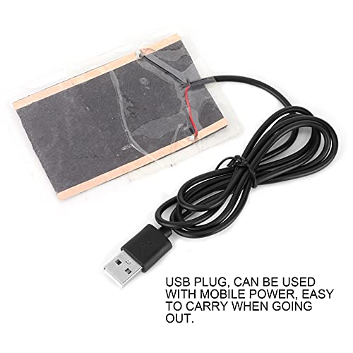 Heat Pad For Reptiles, 5W Portable Heating Pad Carbon Fiber Reptile Heating Pad 45˚C USB Heating Film Heat Mat For Reptiles Low Power Heat Pad For Home Outdoors Daily Use
