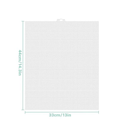 2 Sets Fish Tank Divider with Self-Adhesive Hook and Ties, Plastic Cuttable Aquarium Grid Plate DIY Adjustable Fish Separator Accessories 13 x 17.3 Inch (Large)
