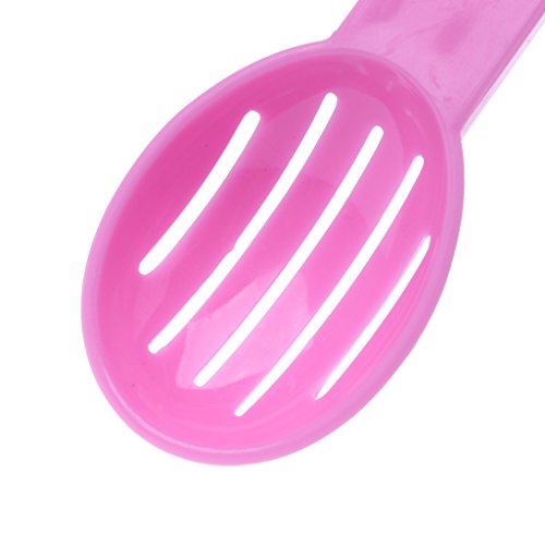 Small Pet Litter Scooper, PP Plastic Cage Cleaning Shovel for Hamster, Hedgehog, Cavy & Cats – Lightweight Sand Sifter for Bathing & Waste Removal