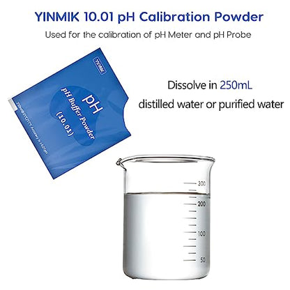 15 Pack PH Calibration Powder, PH Tester Calibration Kit | 5 Each for PH 4.00, PH 7.00 and PH 10.01 Calibration Buffer Powder for PH Meters - color: RED