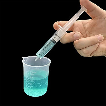 10ml Syringe for Liquid, Oral, Scientific Labs, Measurement, Dispensing, with Cap- 3 Pack - style: 10 ml