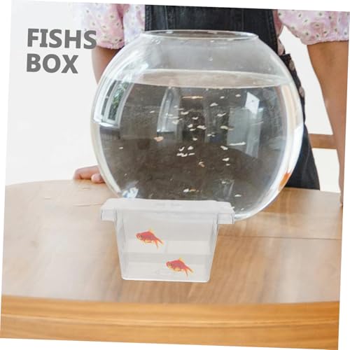 Yardwe Dual-Layer Fish Breeding Box with Divider Self-Floating Incubator for Aquarium Fry and Betta Fish Suitable for Shrimp and Reptiles
