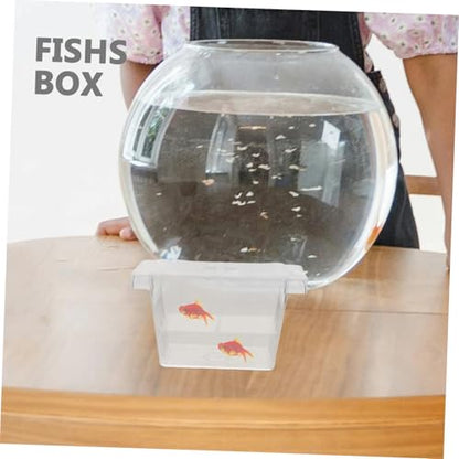 Yardwe Dual-Layer Fish Breeding Box with Divider Self-Floating Incubator for Aquarium Fry and Betta Fish Suitable for Shrimp and Reptiles