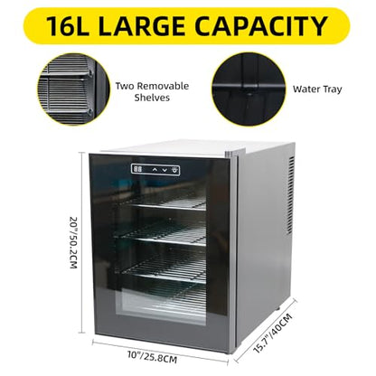 Reptile Incubator 16L Scientific Lab Incubator Digital Incubator Cooling and Heating Temperature can be Controlled at 50℉~104℉ Reptile Egg Incubator 110V Work for Small Reptiles - size: 16L