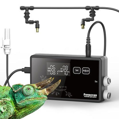 Fenocran Automatic Reptile Mister System, Reptile Humidifiers Smart Misting System