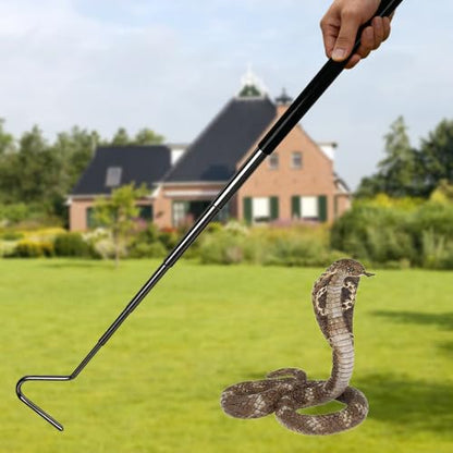 Stainless Steel Extensible Grappling Hook, Pick-Up Handling Tool, Pet Snake Accessories, Pool Skimmer Basket Hook