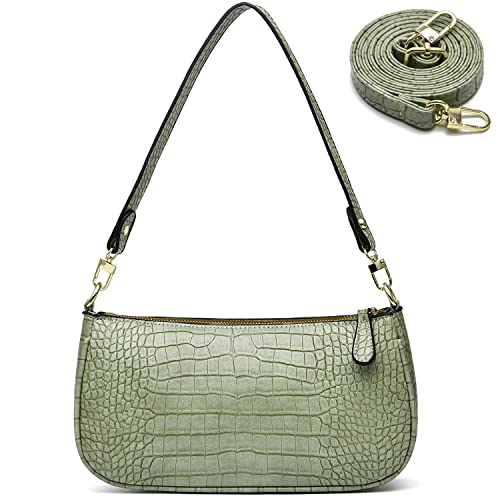 Small Tote Shoulder Bags Purses for Women Retro Classic Crossbody Bags Cute Clutch Purse and Handbag - color: 0-2-green