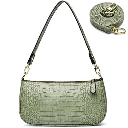 Small Tote Shoulder Bags Purses for Women Retro Classic Crossbody Bags Cute Clutch Purse and Handbag - color: 0-2-green