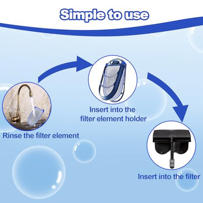 16 Pack Carbon Filter Cartridges Compatible with Tetra Whisper EX30/EX45/EX70 Filters, Replacement Filter Cartridges - size: 16P EX30/EX45/EX70 Filter