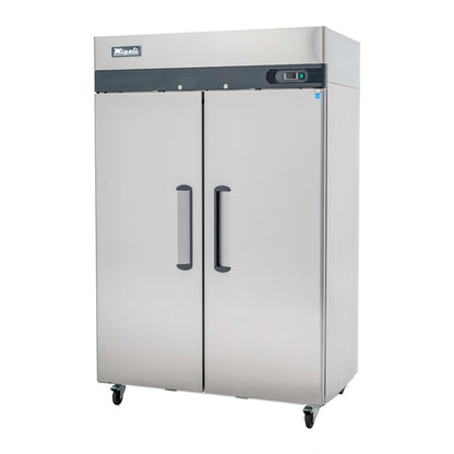 C-2F-HC Two Door Reach-In Freezer, 49 cu/ft, Stainless Steel Interior and Exterior, Auto Defrost, Digital Temperature Display, Door Locks