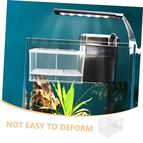 Toyvian Fish Tank Partition Mesh Divider Box for Fish Fry Reptile Box Lightweight Portable