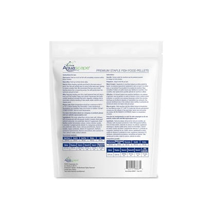Aquascape Premium Staple Fish Food Pellets for Small to Medium Pond Fish, Small Pellet, 1.1 Pounds | 98867 - size: 1.1 Pound (Pack of 1), style: Medium Pellet