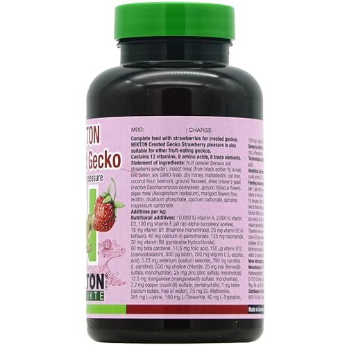 Nekton Crested Gecko Strawberry Pleasure Complete Diet 100g / 3.53oz - size: 3.53 Ounce (Pack of 1)