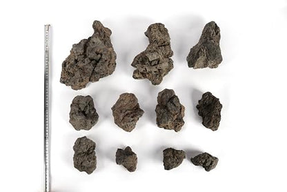 Black Icelandic Lava Stone Aquascaping Rock 18lb Planted Aquarium | Porous lava rock; planted and terrarium - size: 13 Black Icelandic Lava Stone(3-9 inches,18lbs)