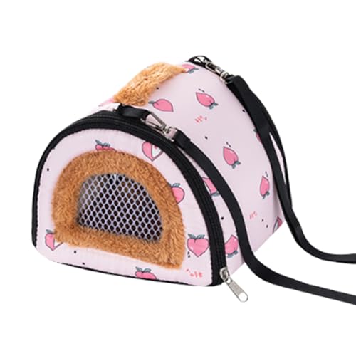 Small Animal Carrier Cold-Weather Winter Pouch | Bunny Travel Carrier for Camping Moving Commuting Chinchilla Chameleon Reptile Lizards Leopard Gecko - color: Aqua