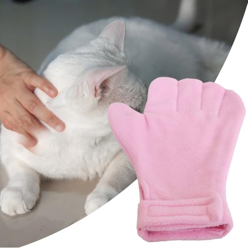 Small Animal Handling Gloves Quick-Dry GentleTouch Pet Mittens | Small Animal Handling Protection Glove for Bunny Sugar Glider Bird Parrot Hedgehog Squirrel Reptile Snake Lizard Grooming - color: Pink