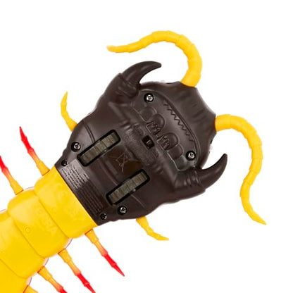 Terra by Battat — RC Centipede Giant Scolopendra Toy with LED Eyes | Remote Control Centipede with 18 Body Segments, Fast Moving Legs and S Shape Wriggle; Electronic Animal Toy for Kids 6+ Years - style: Scolopendra