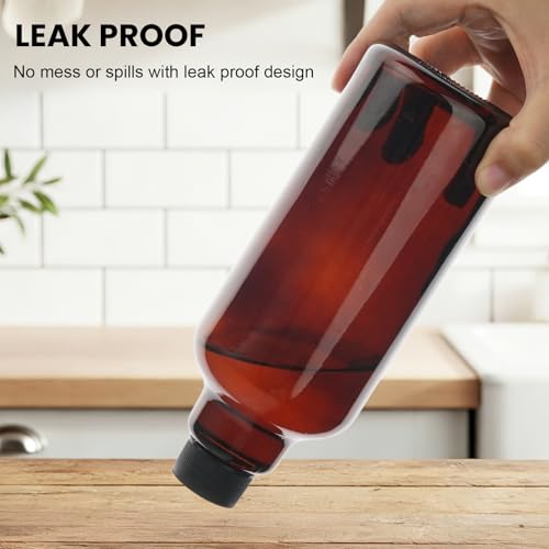 16.9oz Glass Spray Bottles 2 Pack,Mist/Stream Spraying | Adjustable Refillable Containers for Hair Care, Cleaning Solutions, Plants, Essential Oils - color: Brown, size: 16.9oz