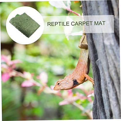 TEHAUX 2pcs Reptile Carpet Sphagnum Moss Lizard Tank Accessories Crested Gecko Supplies Reptile Supplies Terrarium Liner Bedding