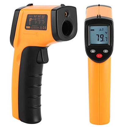 GM320 Infrared Thermometer Gun | -50 to 400℃,Precise Aiming,Distance to Spot Ratio 12:1, 5 to 14um,For Cooking,Heated Air Conditions