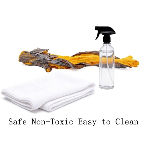 Reptile Climbing Tree Branch: Resin Wood Decor for Terrarium | Reptile Habitat- Safe Non-Toxic Easy to Clean - for Bearded Dragon Gecko Tree Frog Enrichment Accessories