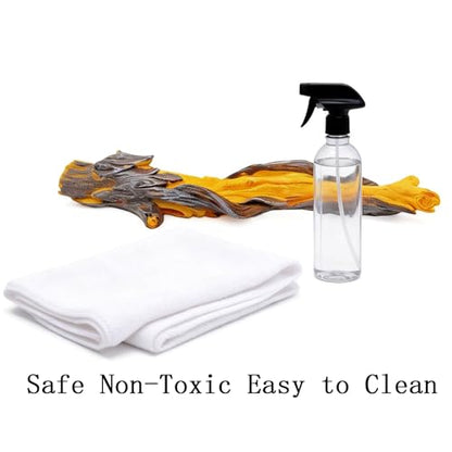 Reptile Climbing Tree Branch: Resin Wood Decor for Terrarium | Reptile Habitat- Safe Non-Toxic Easy to Clean - for Bearded Dragon Gecko Tree Frog Enrichment Accessories