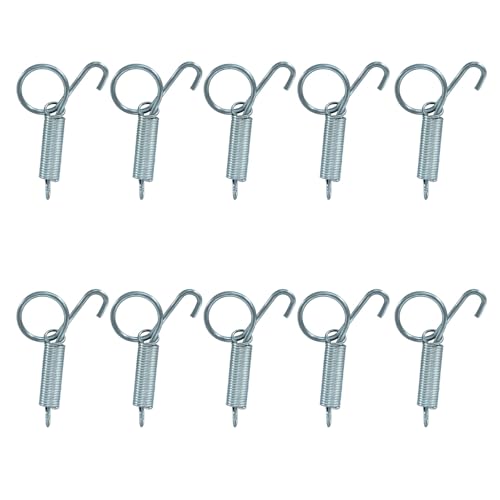 BokWin Metal Spring Cage Latch Hook, 10 Pack | Multi-Functional Fastener, For Rabbit, Dog, Cat, Birds, Rodents, Guinea Pig, Hamster, Parrot, Hedgehog, Cage Door Security