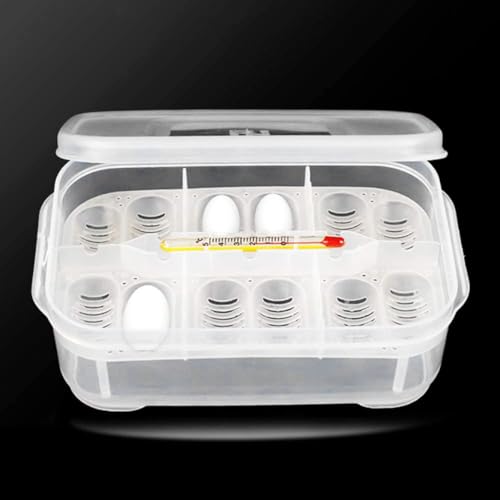 Reptile Incubation Box Reptile Incubator Egg Tray Hatching Box with 12 Grids for Turtle Gecko Lizards Mane, Reptile Hatching Box, standard, style 1