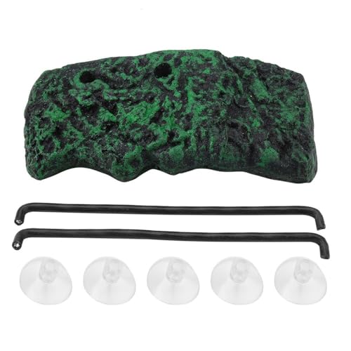 Automatic Turtles Basking Platform with Suction Cups Floating Dock for Semi Aquatic Reptiles, Amphibious Ramp for Tanks & Terrariums(S) - size: Small