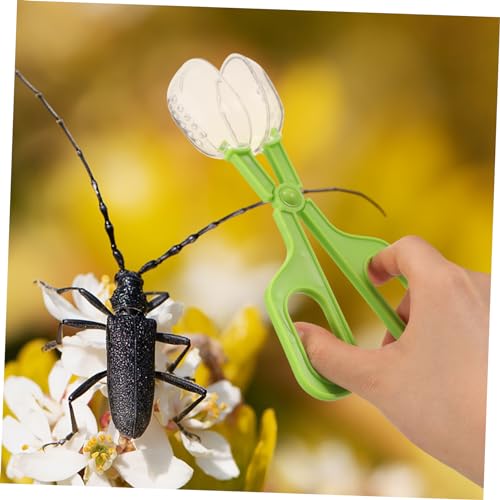 Outdoor Catcher Clamp Multi-Functional Tool for and Reptile Poop Cleaning for Terrarium Maintenance and Feeding Safe Design