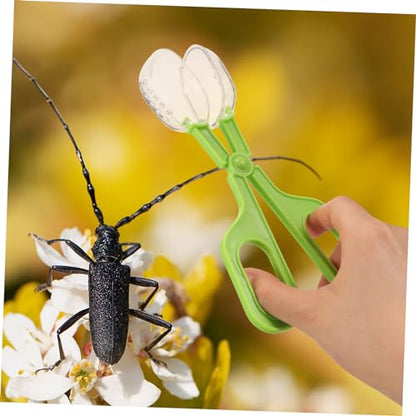 Outdoor Catcher Clamp Multi-Functional Tool for and Reptile Poop Cleaning for Terrarium Maintenance and Feeding Safe Design