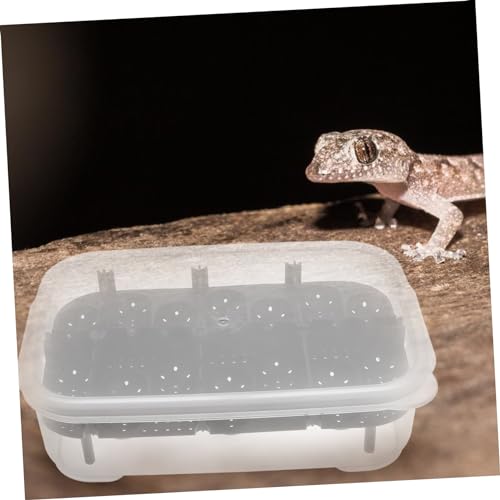 1pack Practical Reptile Egg Hatchery Box Lightweight Breeding for Geckos Lizards and Turtles Easy to Clean and Manage Incubator for Reptile Hatching Black - color: Black