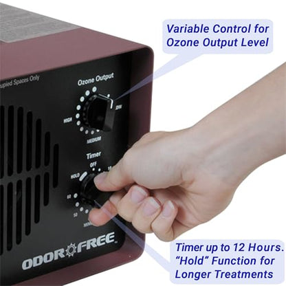 OdorFree Suite 1500 Ozone Machine Odor Removal for Eliminating Smells from Small Apartments, Hotels, Vehicles and Boats - Ozone Generator - size: Suite - 1500