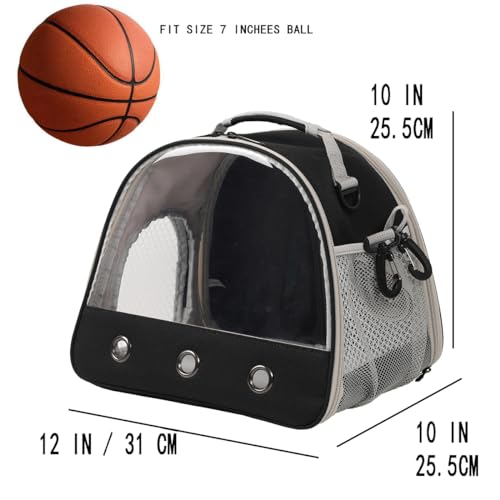Bearded Dragon Travel Carreir Bag,Guinea Pig Carrier for 2,Reptile Travel Carrier for Lizards Sugar Glider Hedgehog Rat Parrot Birds - color: Black