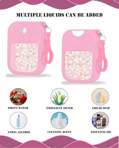 6 Pack Sublimation Perfume Spray Bottle 38ml Mixed Colors - Mini Portable Travel Mist Sprayer with Funnel & 6 PCS Custom Design Sheets - Refillable Gift Set for Travelers, DIY Personalization - color: 6 Pcs with Blank Sublimation card