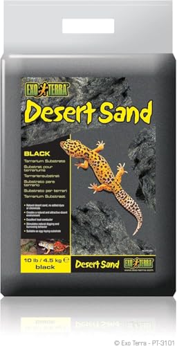Exo Terra Desert Sand, 10-Pound, Black - color: Black, size: 10-Pound