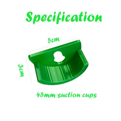 Green Branch Supports with Suction Cup for Gecko,Frog,Amphibian Lizard Snake Jumping Spider Climbing, Black Branch Holder for Reptile Terrarium Tank