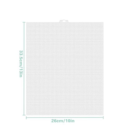 2 Sets Plastic Fish Tank Divider with Self-Adhesive Hook and Ties | Cuttable Aquarium Grid Plate DIY Adjustable Fish Separator Accessories, 10.2 x 13.2 Inch (Small)