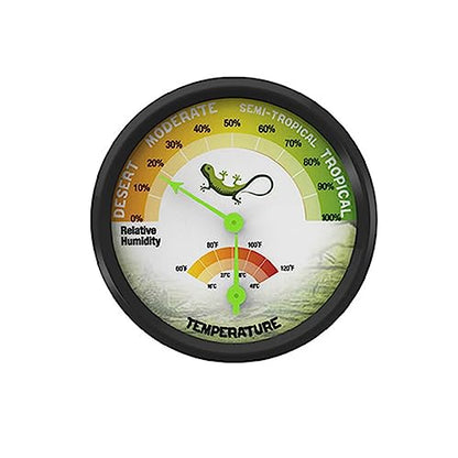 Pet Rearing Box Gauge Reptile Temperature Thermometer Humidity Hygrometer High-Accuracy VivariumTank Supplies 1pc/2Pcs Measurement - color: B