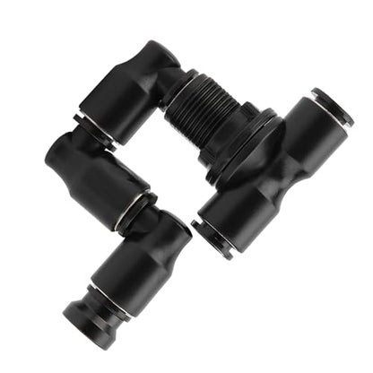 Reptile Fogger Mist Sprinkler 360 Adjustable No Clog Nozzle with Rainforest Humidity for Terrarium Cool Mist System