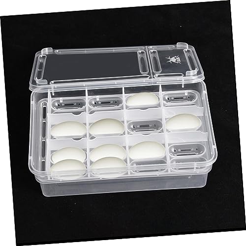 BESPORTBLE Compartments Hatching Box Incubator for Snakes Turtles Geckos and Lizards Easy Observation Breeding Isolation Container for Reptiles