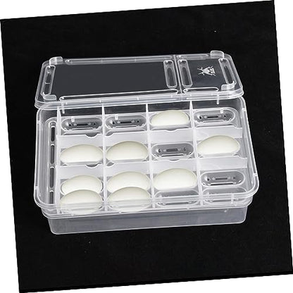 BESPORTBLE Compartments Hatching Box Incubator for Snakes Turtles Geckos and Lizards Easy Observation Breeding Isolation Container for Reptiles